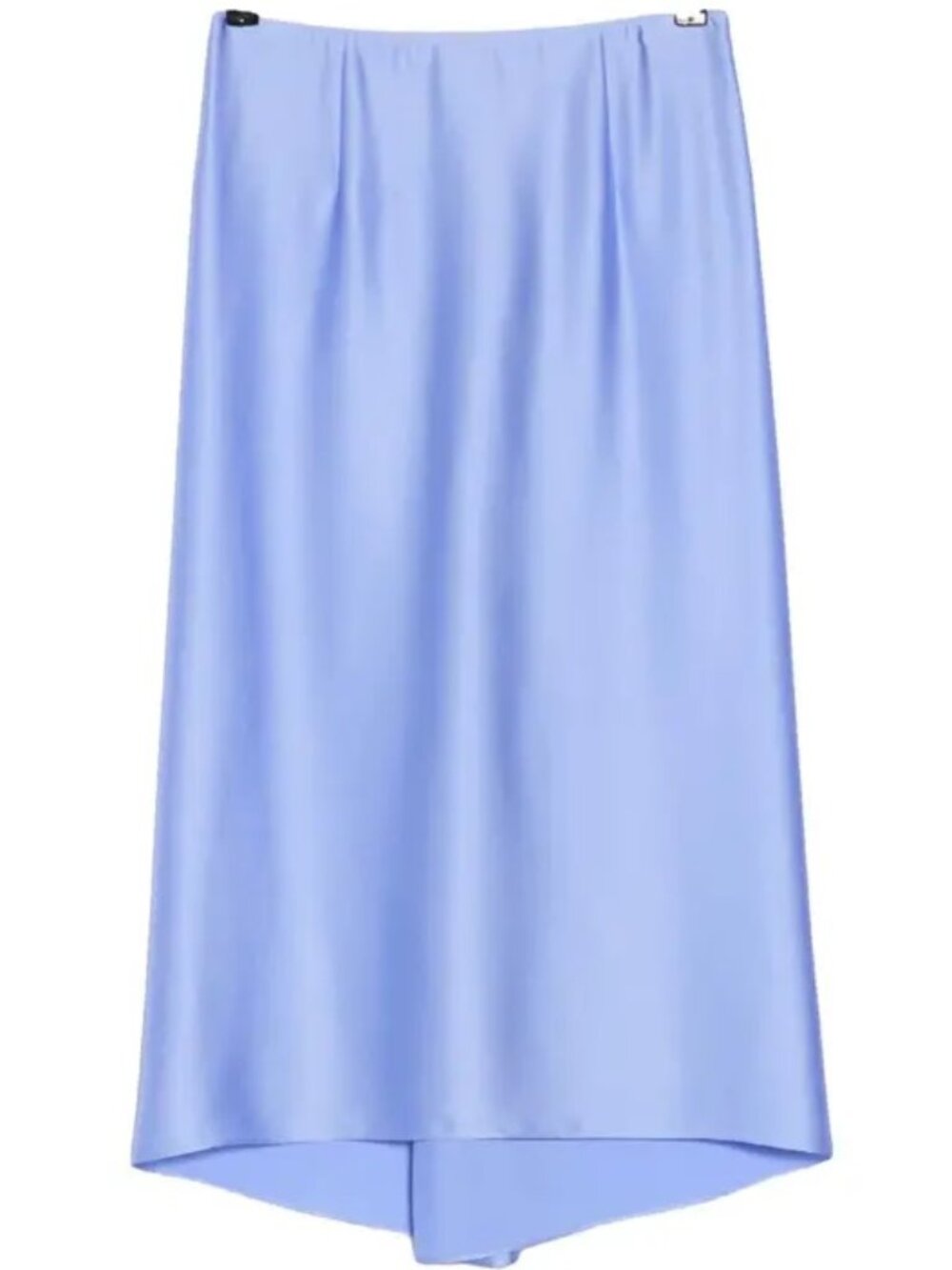 Vince Satin Slip Skirt Blue